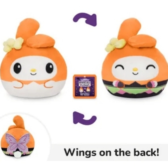 π MY MELODY π§ββοΈ Plushiverse Reversible Plushies HK & Friends Sanrio TeeTurtle - Picture 2 of 9